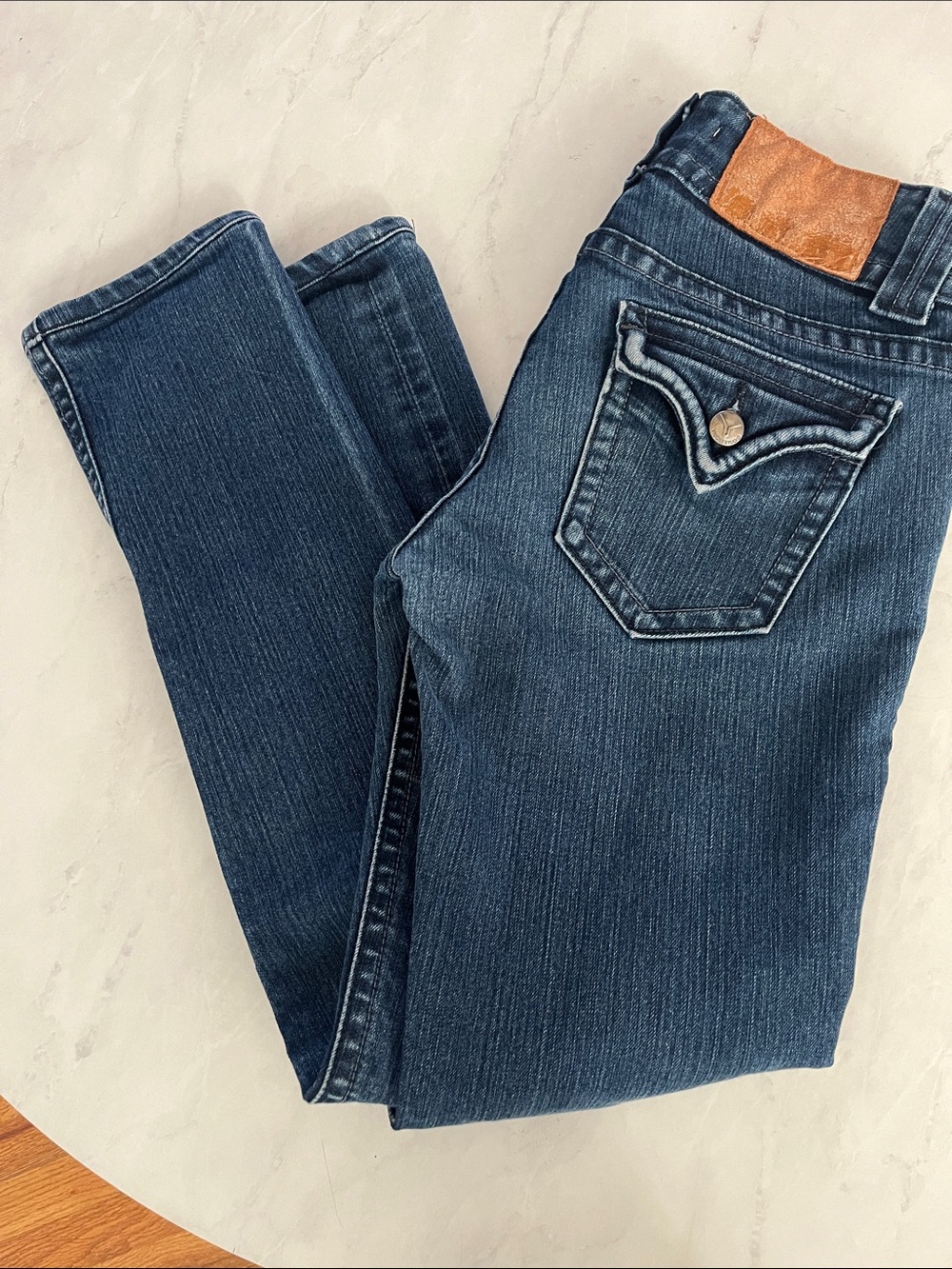 Vigoss Dark Blue Skinny Jeans with Back Pocket Detail